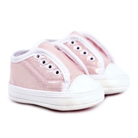 Apawwa Zapatillas de velcro para bebé con brillo bautizo rosa Milley Apawwa Zapatillas de velcro para bebé con brillo bautizo rosa Milley