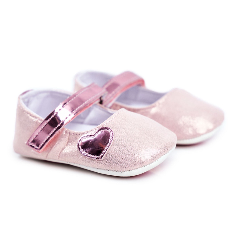 Apawwa Zapatilla Deportiva Infantil Velcro Bautismo Rosa Bellawa rosado