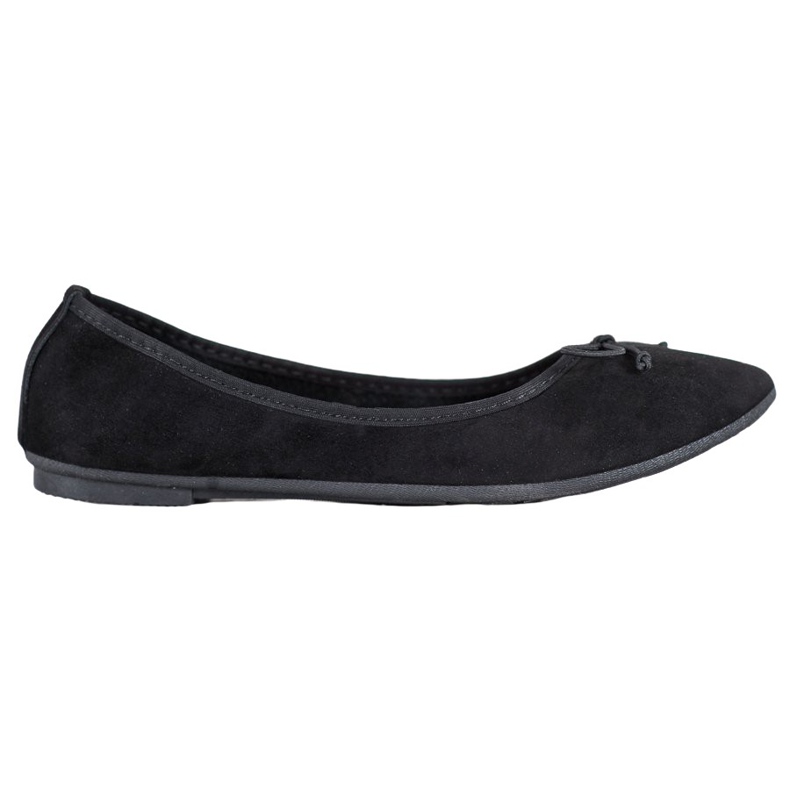 Diamantique Bailarinas De Ante Casual negro