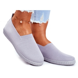 PS1 Zapatillas Deportivas para Mujer Zapatillas sin Cordones Gris Grigio