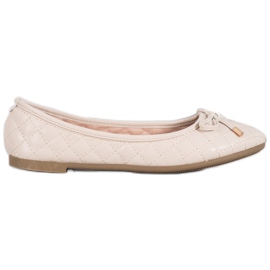 Diamantique Bailarinas acolchadas beige