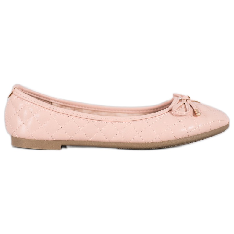 Diamantique Bailarinas acolchadas multicolor rosado