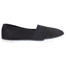 Bona Zapatos sin cordones de gamuza negro