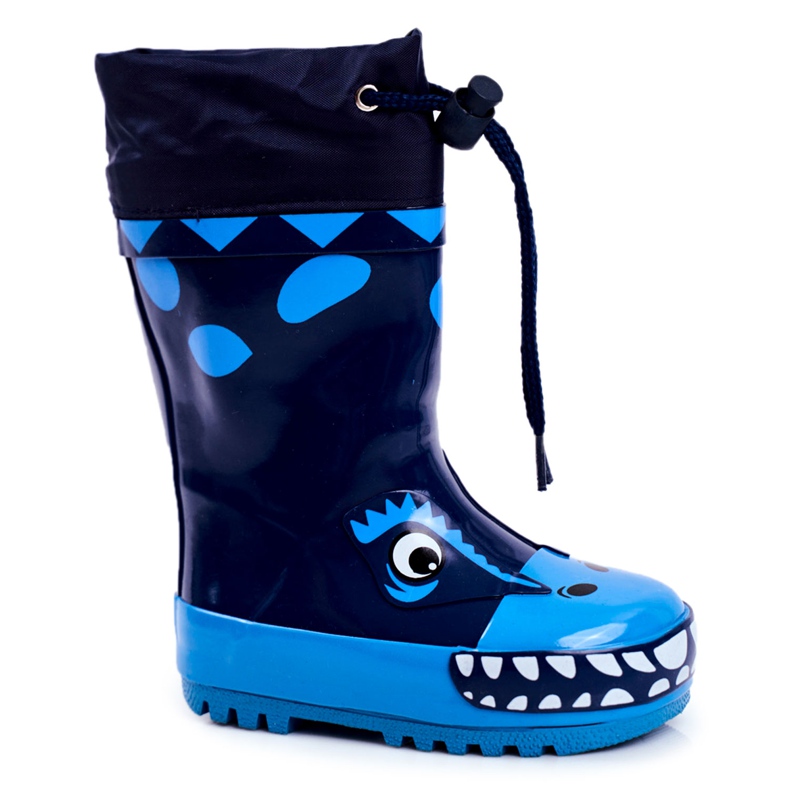 Apawwa Bota de agua infantil de goma Mordeso Shark Azul Marino