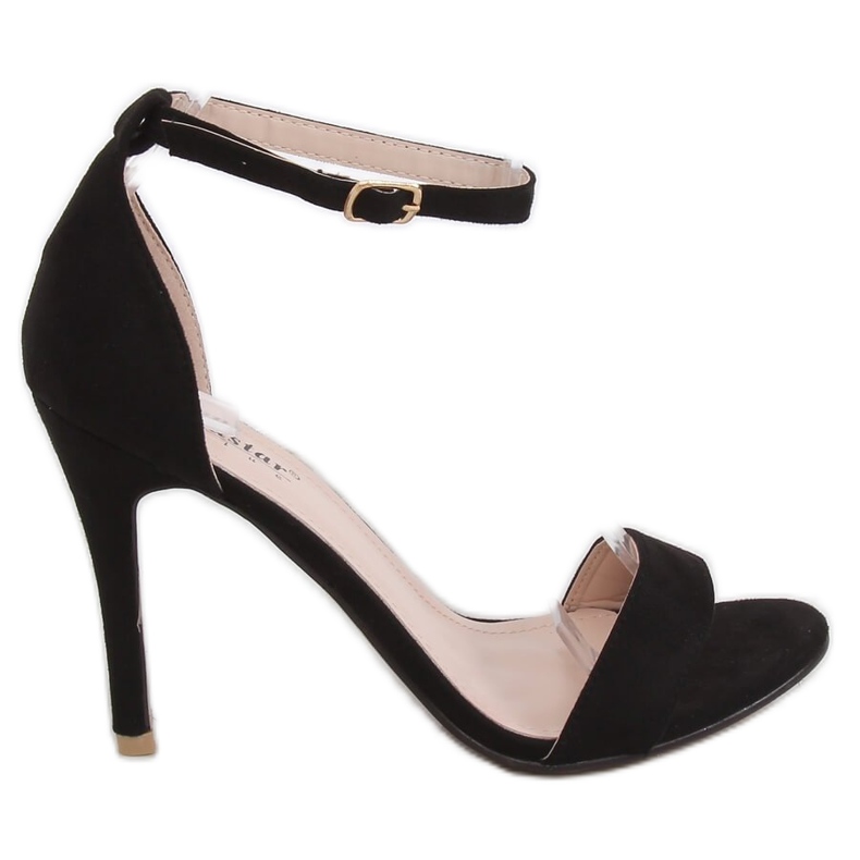 Negro GG-86P Sandalias negras con alfiler Negro GG-86P Sandalias negras con alfiler