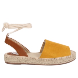 Alpargatas de mujer miel LL908 Amarillo