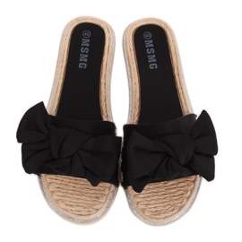 Pantuflas negras de mujer negras WS9020 Black negro