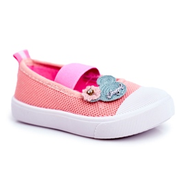 Le Scarpe Zapatillas para niños con velcro salmón Estienne rosa