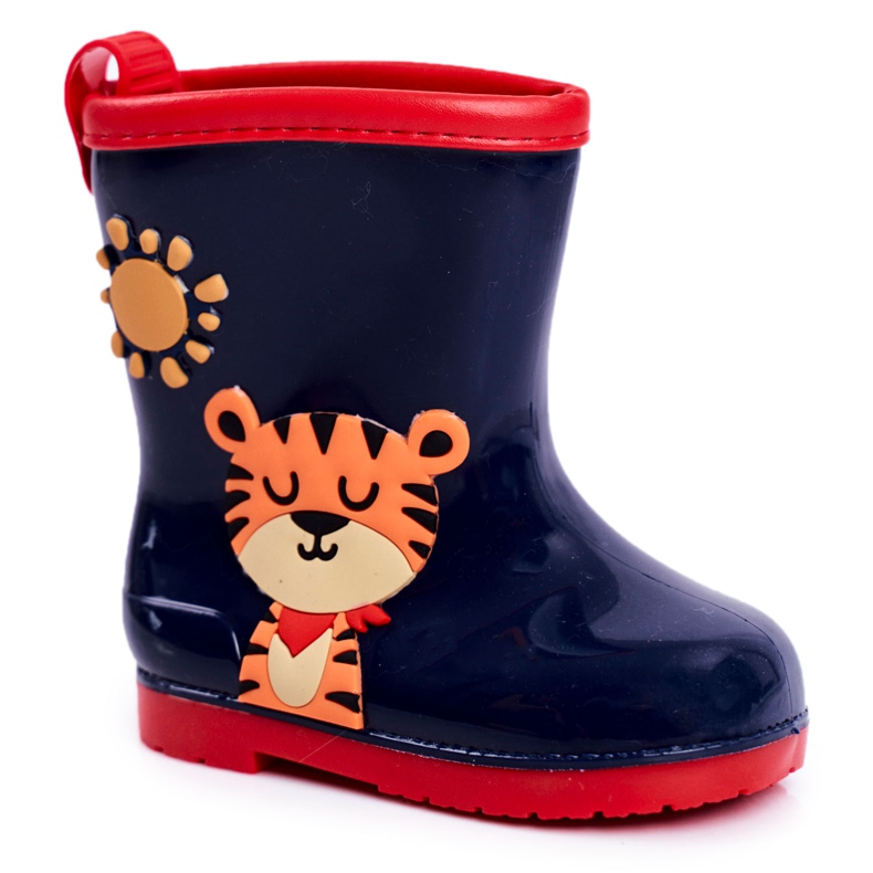 Botas de agua de goma para niños. Azul Marino Tigger