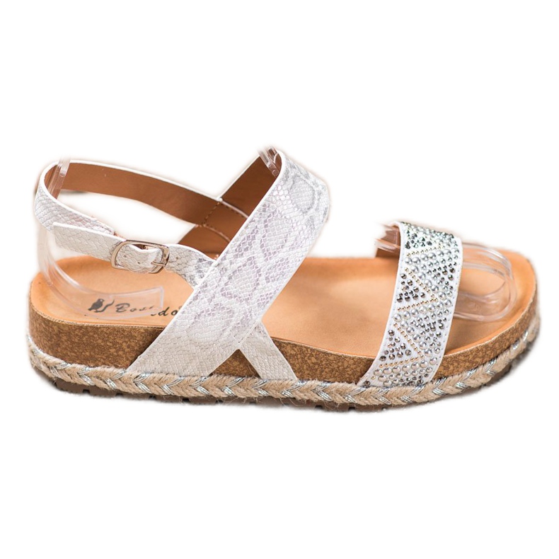 SHELOVET Sandalias blancas de moda blanco