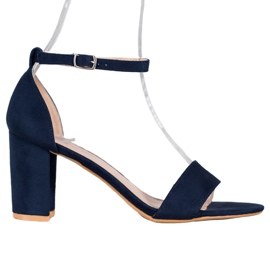 Anesia Paris Sandalias de tacón azul Anesia Paris Sandalias de tacón azul