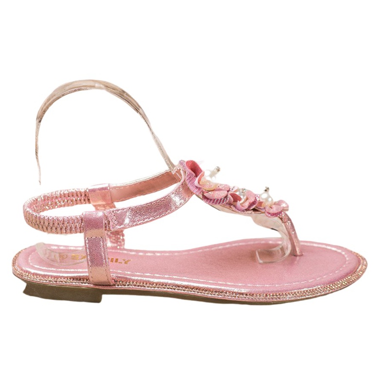 EXQUILY Sandalias rosa de chanclas rosado