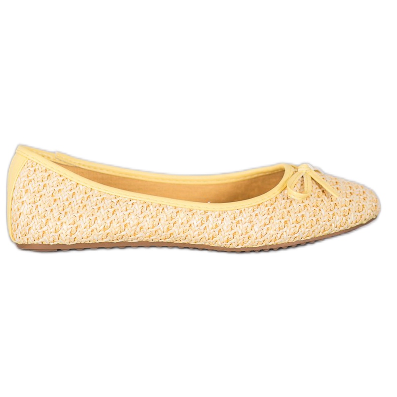 Small Swan Bailarinas trenzadas amarillo