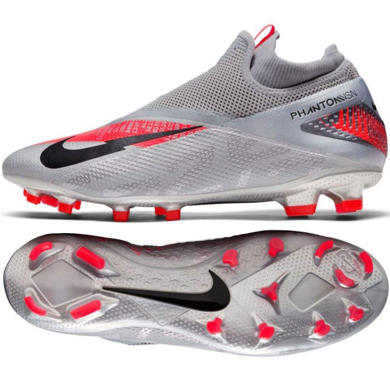 Zapatos de fútbol Nike Phantom Vsn 2 Pro Df Fg M CD4162-906 multicolor gris