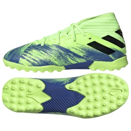 Botas de fútbol adidas Nemziz 19.3 Tf Jr FV4006 multicolor verde