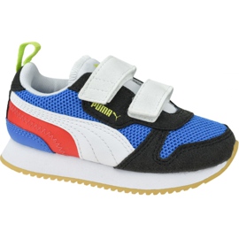 Puma R78 V Infants 373618 03 negro azul