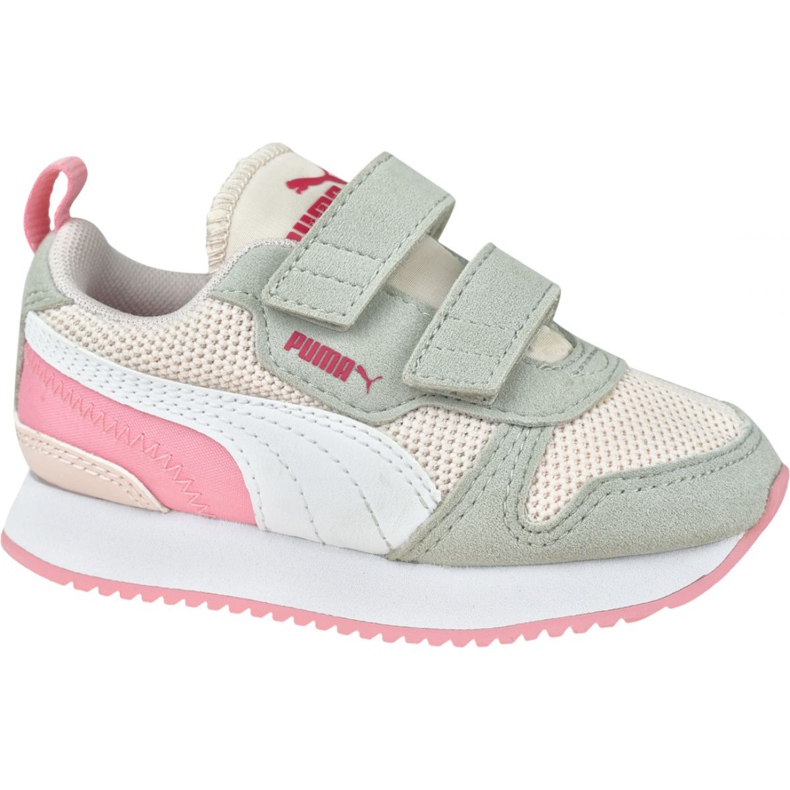 Puma R78 V Infants 373618 04 blanco rosado