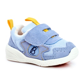 Apawwa Calzado Deportivo Infantil Velcro Ante Azul Malbred