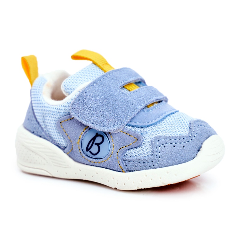 Apawwa Calzado Deportivo Infantil Velcro Ante Azul Malbred