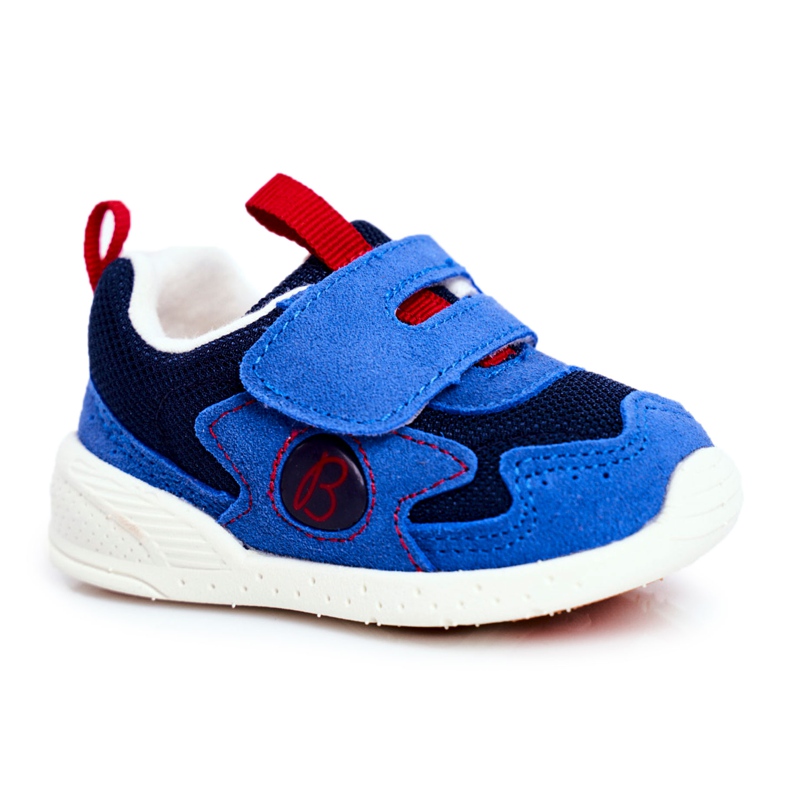 Apawwa Zapato Deportivo Infantil con Velcro Ante Azul Marino Malbred