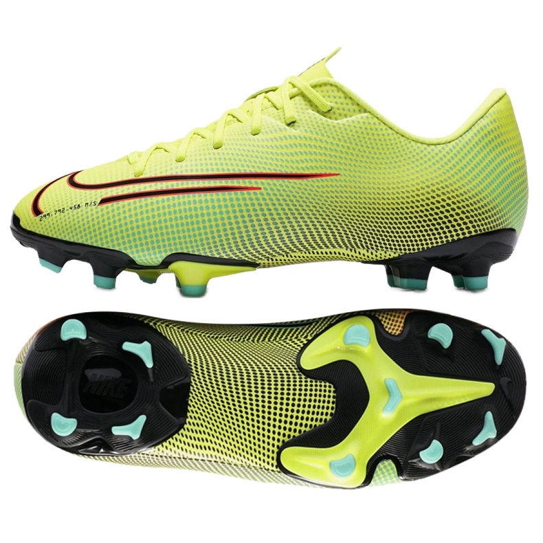 Zapatos de fútbol Nike Mercurial Vapor 13 Academy Mds FG / MG Jr CJ0980-703 amarillo