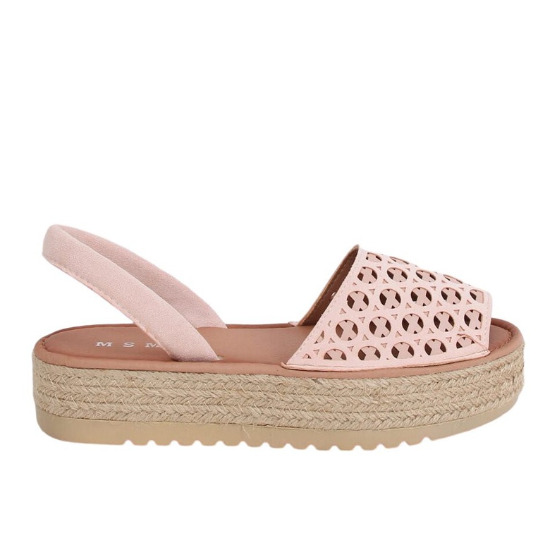 Sandalias, alpargatas, rosa calado WH931 Pink rosado Sandalias, alpargatas, rosa calado WH931 Pink rosado