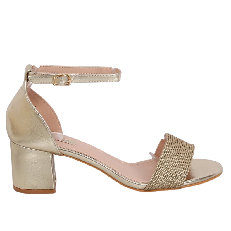 Sandalias tacón dorado 8160 Gold