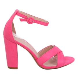Sandalias rosas en el poste TU133P Fushia