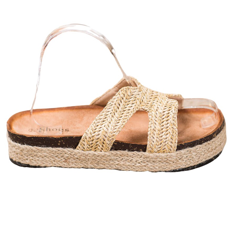 SHELOVET Zapatillas casuales cómodas marrón
