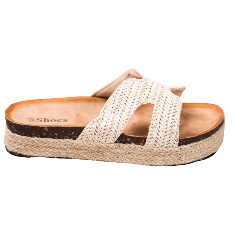SHELOVET Zapatillas casuales cómodas marrón