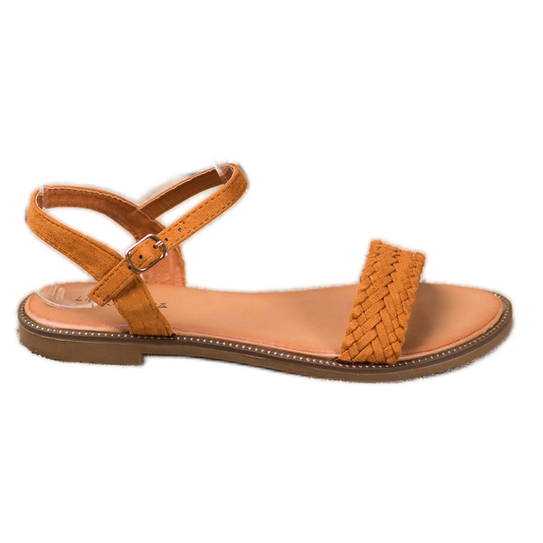 Laura Mode Sandalias marrones casuales marrón
