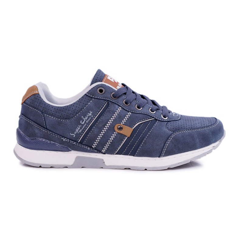 EVE Zapatillas Deportivas Hombre Casual Azul Marino Super