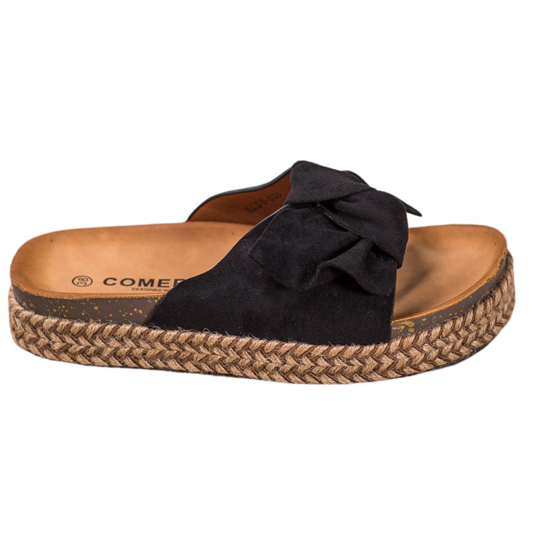 Comer Zapatillas en una plataforma alta negro Comer Zapatillas en una plataforma alta negro