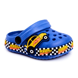 Giolan Zapatillas Niños Foam Crocs Blue Road Racing azul amarillo