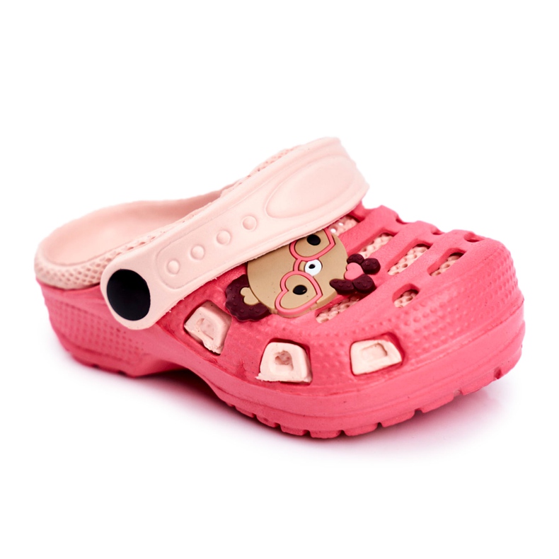 Giolan Pantuflas Infantiles Foam Crocs Red Sweet Teddy rojo multicolor