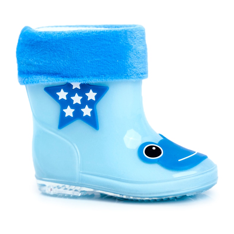 Chanclas de goma para niños Blue Frog azul