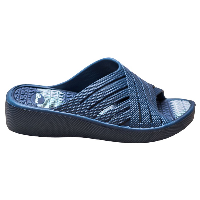 Bona Zapatillas cómodas y ligeras azul marino azul