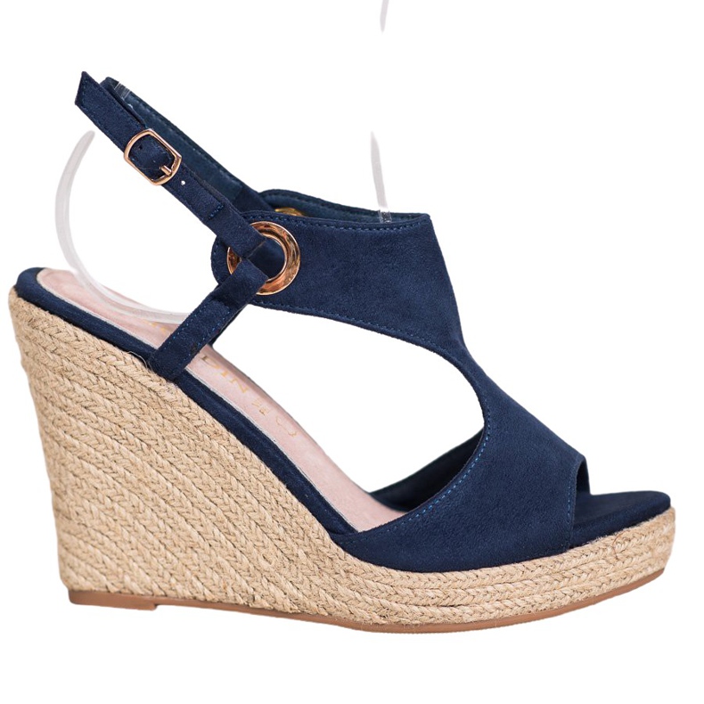 Goodin Sandalias Alpargatas Cerradas azul marino azul
