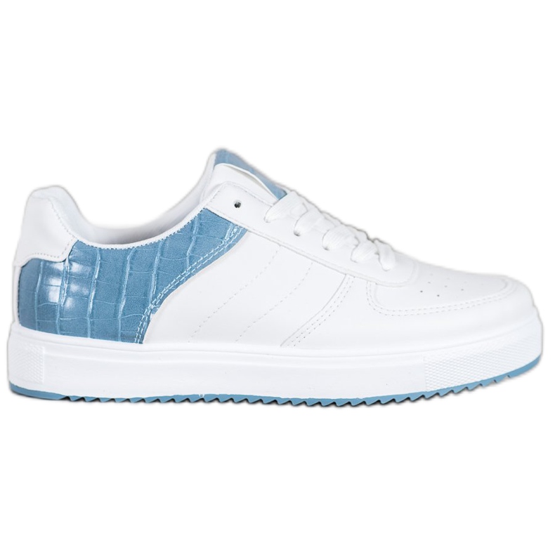 SHELOVET Zapatos con estilo en la plataforma blanco