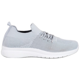 SHELOVET Zapatos deportivos bajos gris