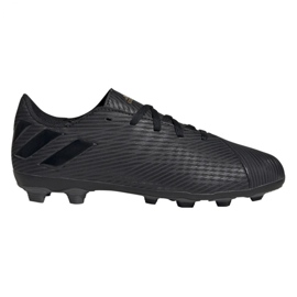 Las botas de fútbol adidas Nemeziz 19.4 FxG Jr EG3175 multicolor negro