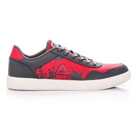 Zapatos Peak E43063B M 61473-61476 rojo gris