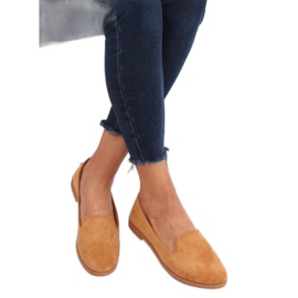 Señoras mujeres camel JX77P Camel marrón