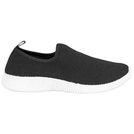 SHELOVET Zapatos deportivos sin cordones negro