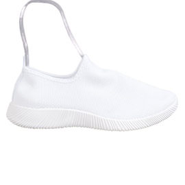 SHELOVET Zapatos deportivos sin cordones blanco