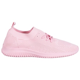 SHELOVET Zapatos deportivos bajos rosado