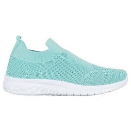SHELOVET Zapatillas sin cordones verde