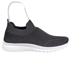 SHELOVET Zapatillas sin cordones negro