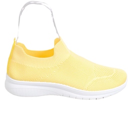 SHELOVET Zapatillas sin cordones amarillo