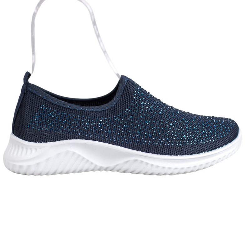 Super Mode Calzado deportivo con cristales azul